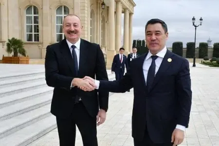 Japarovun rəsmi qarşılanma mərasimi... - VİDEO