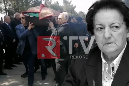 Elmira Süleymanova DƏFN OLUNUR - VİDEO