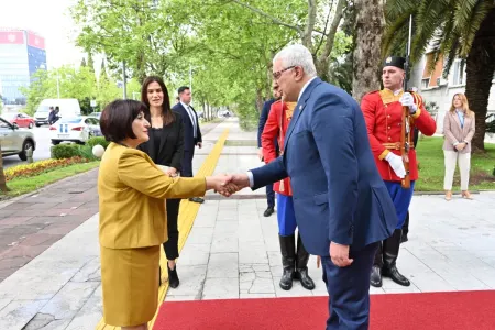 Milli Məclisin sədri Andrija Mandiç ilə görüşüb