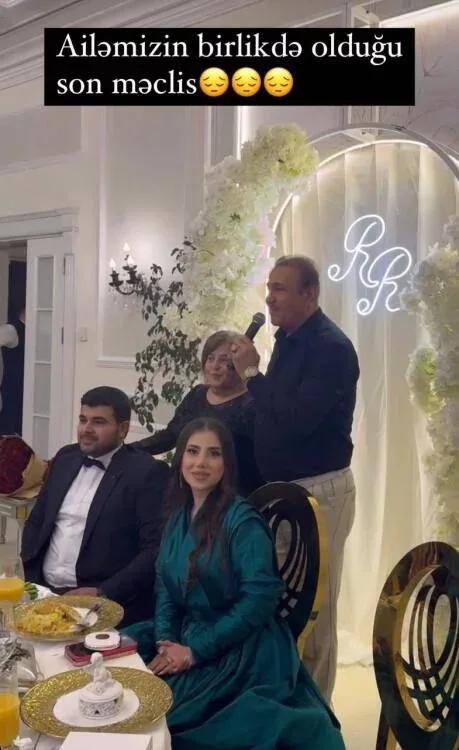 Cavanşir Məmmədovun ailəsi ilə son - FOTOsu