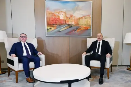 İlham Əliyev Aleksandr Zuyevi qəbul edib
