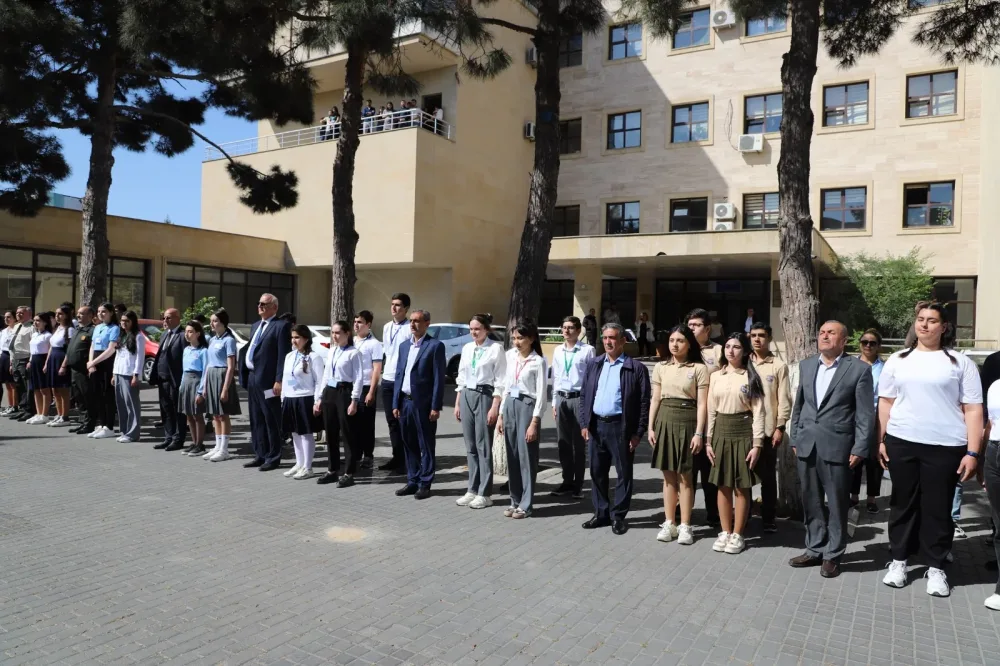 Hərbi bilik yarışının qalibləri mükafatlandırıldı - FOTOLAR