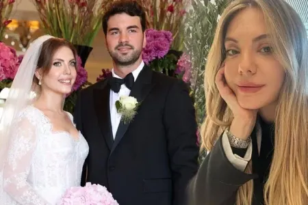 Eda Ecenin qızı ilə ilk ailə - şəkili