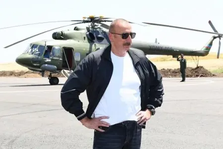 İlham Əliyev Füzuliyə getdi