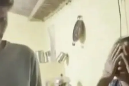 İnanılmaz hadisə: Uşağını timsahların yanına atdı - FOTO