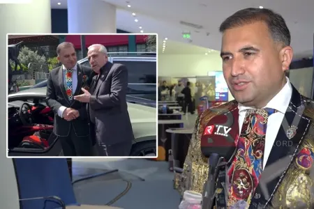 Hacı Nuran bağışladığı "BUGATTİ"dən - DANIŞDI - VİDEO