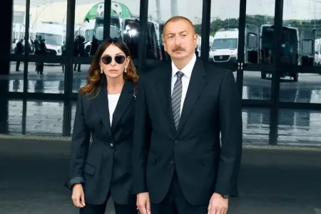 Prezident və birinci xanım "Ağalı" hotelinin açılışında