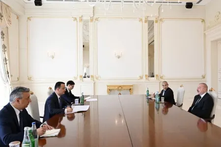 Prezident Laziz Kudratovu qəbul edib.