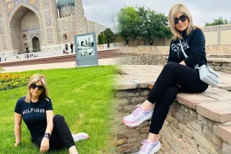 Rövşanənin məscidin qarşısındakı - FOTOsu tənqid olundu