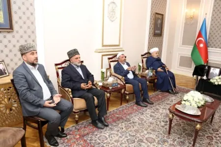 Allahşükür Paşazadə İran səfirliyində olub - — FOTOLAR