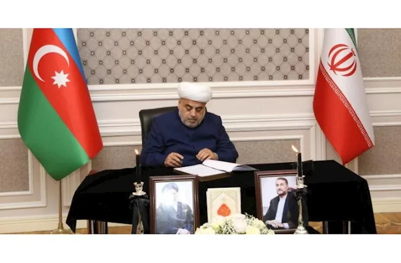 Allahşükür Paşazadə İran səfirliyində olub - — FOTOLAR
