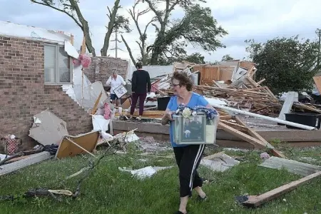 ABŞ-da tornado: - Ölənlər var