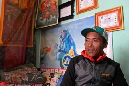 Nepallı "Everest Adam" rekordunu yenilədi