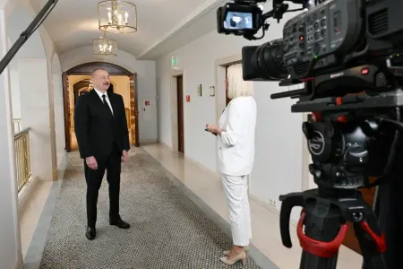 Azərbaycan Prezidenti İlham Əliyev “Euronews” televiziyasına müsahibə verib