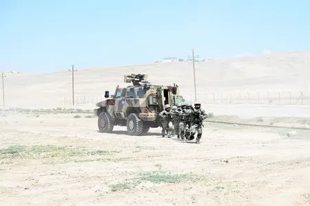 Hərbi Polis İdarəsinin şəxsi heyəti ilə döyüş hazırlığı məşqləri keçirilib
