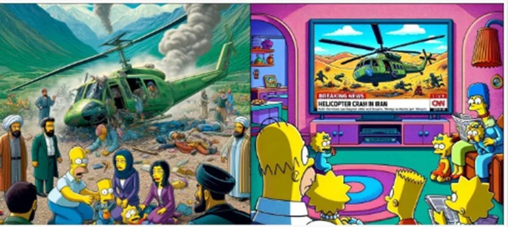 "Simpsonlar" Rəisinin helikopter qəzasını da biliblər?