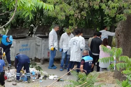 Zibil qutusunda meyit tapıldı