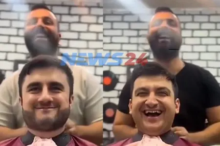 Azərbaycanlı bərbərdən müştərilərə SÜPRİZ - — MARAQLI VİDEO