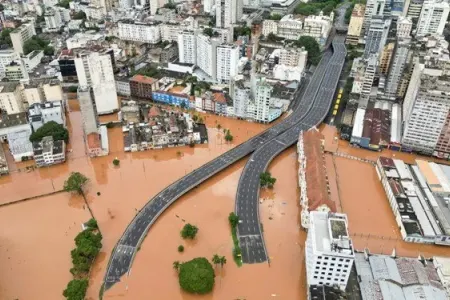 Braziliyada daşqın: - Ölənlər var