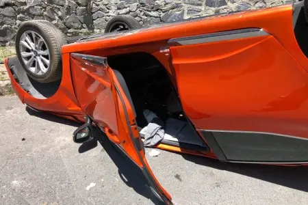 Kobud səhv: - Maşın aşdı