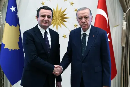 Ərdoğan Albin Kurti qəbul etdi