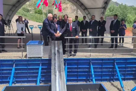 Laçında su elektrik stansiyasının təməli - QOYULDU