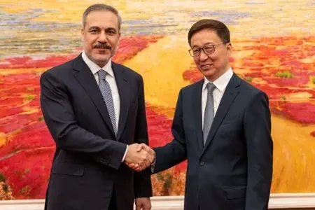 Hakan Fidan Çinin vitse-prezidenti ilə görüşdü