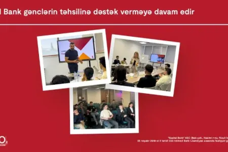Kapital Bank gənclərin təhsilinə və inkişafına dəstək verməyə davam edir