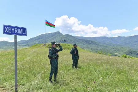 DSX Qazaxın azad edilmiş kəndlərində - – FOTOLAR