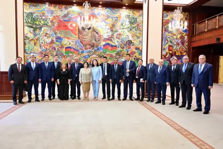 Sahibə Qafarova Nurlanbek Şakiyev ilə görüşdü