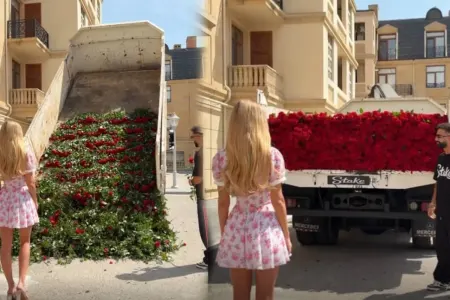 Sevgilisinə bir kamaz gül bağışlayan Hüseynin - BAŞI DƏRDDƏ