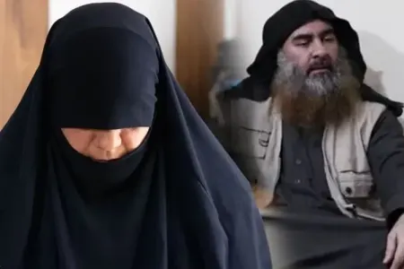 İŞİD liderinin arvadı - Bağdadidən danışdı