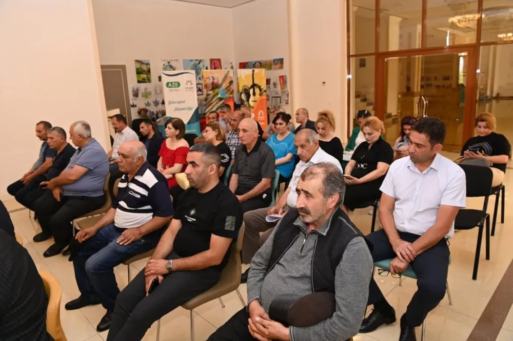 “Azərişıq” ASC Göygöldə sahibkarlarla görüş keçirdi - FOTOlar
