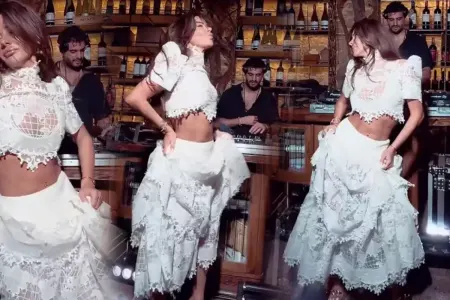 Ayseldən doğum günündə rəqs şousu - VİDEO