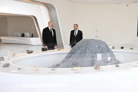 Prezident Palçıq Vulkanları Turizm Kompleksinin açılışında iştirak edib - FOTO