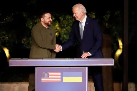 ABŞ və Ukrayna təhlükəsizlik sazişi imzaladı