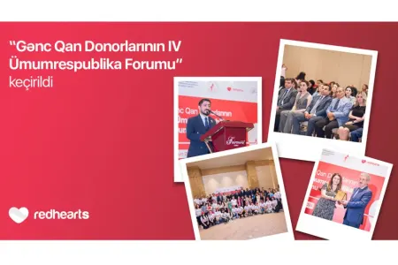 “Gənc Qan Donorlarının IV Ümumrespublika Forumu” baş tutub