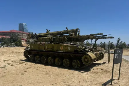 Xocalıda tapılan raket kompleksi Hərbi Qənimətlər Parkında