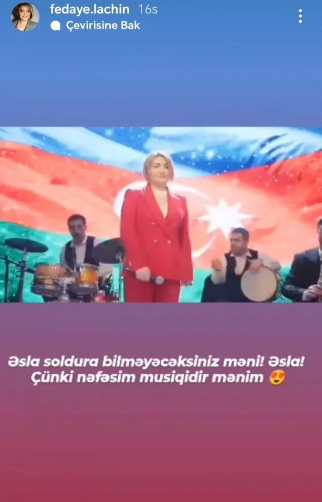 "Əsla soldura bilməyəcəksiniz məni!"