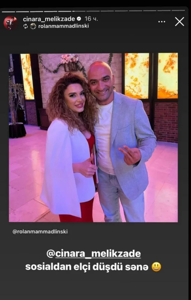 Çinarə Məlikzadəyə görün kim evlilik təklifi etdi