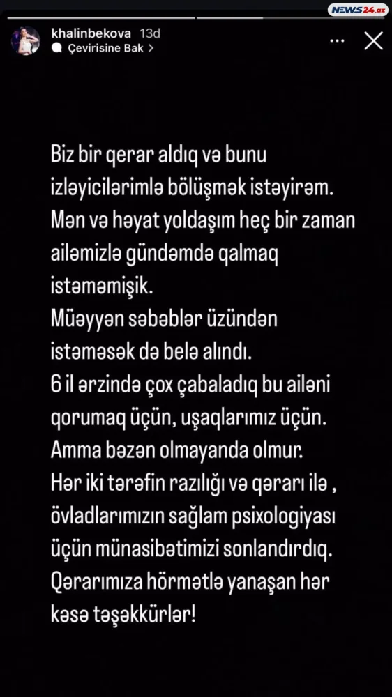 Muradla Ülviyyə ayrıldı!