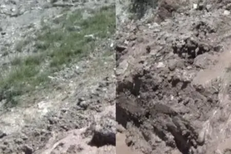 İsmayıllıda torpaq sürüşməsi: Evlərə ziyan dəydi