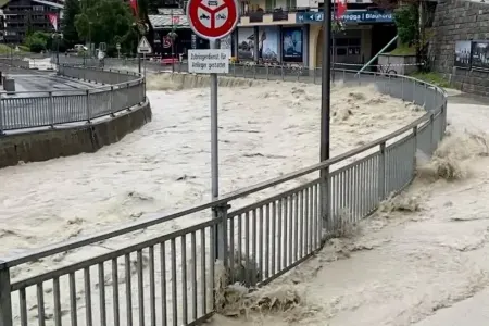 İsveçrədə daşqın: - Ölən və itkin düşənlər var