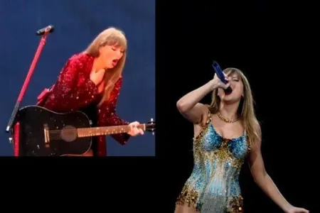 Taylor Svift səhnədə həşərat uddu