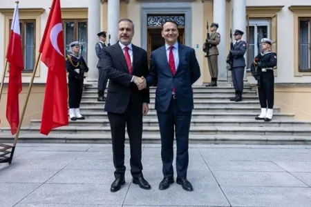 Hakan Fidan Sikorksi ilə görüşdü