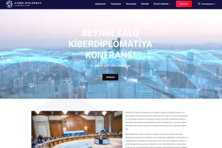 Beynəlxalq Kiberdiplomatiya Konfransının rəsmi saytı istifadəyə verildi