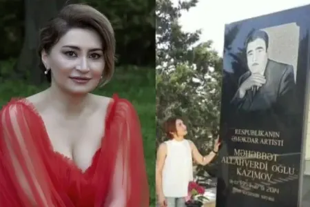 Məhəbbət Kazımovun məzarından - FOTO paylaşdı