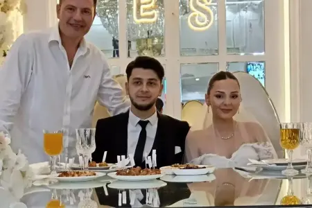 Gənc aktyor onunla ailə qurdu - Toydan FOTOLAR