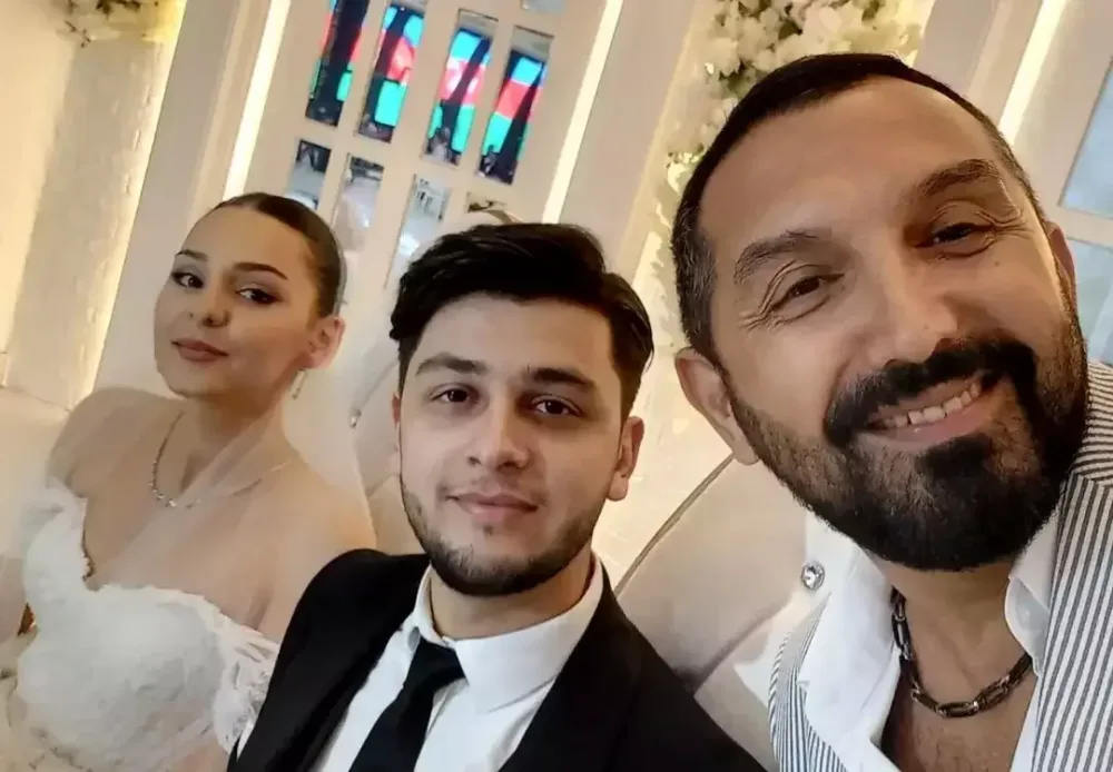 Gənc aktyor onunla ailə qurdu - Toydan FOTOLAR