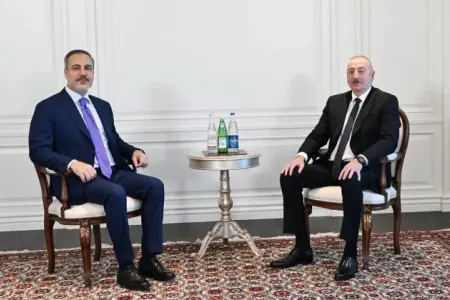 İlham Əliyev Şuşada Hakan Fidanı qəbul etdi